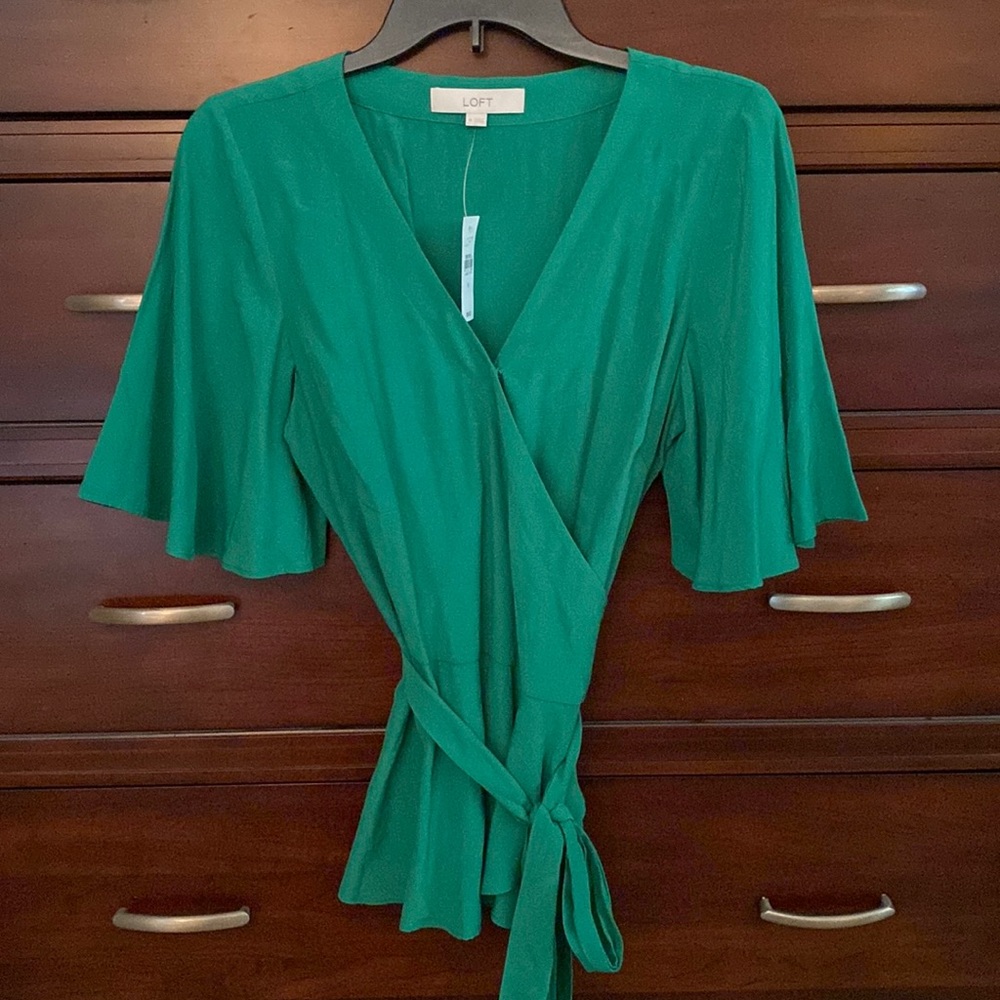 Loft peplum blouse